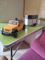 bruder jeep met trailer, Ophalen, Gebruikt