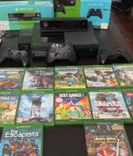 Xbox One + Kinect + 3 controllers + 11 games, Ophalen, 500 GB, Xbox One, Zo goed als nieuw