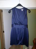Mooi blauw kleedje tot boven de knie, maat 36, Blauw, Ophalen of Verzenden, Zo goed als nieuw, Maat 36 (S)