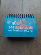 Kalender met 365 Denkpuzzels en breinbrekers, Comme neuf, Enlèvement