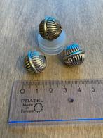 Kraal planeet zilver - 17 mm - 2 stuks, Hobby en Vrije tijd, Ophalen of Verzenden, Nieuw, Kraal