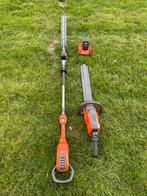 Husqvarna set heggensnoeiers, Tuin en Terras, Ophalen, Gebruikt, Accu