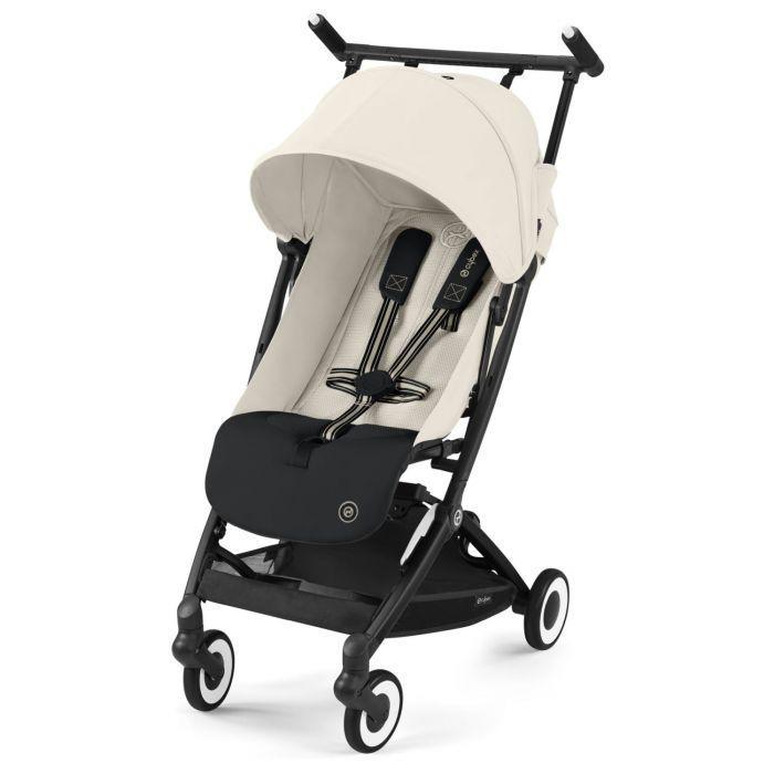 Libelle 3 buggy / Black / Canvas White, Kinderen en Baby's, Buggy's, Zo goed als nieuw, Verstelbare rugleuning, Ophalen of Verzenden