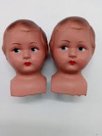 Vintage poppenhoofden - France-H12, Antiek en Kunst, Ophalen of Verzenden