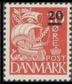 FARÖER 1940-41 20ö. op 15ö. rood Schip, Michel: 4, Postfris., Postzegels en Munten, Postzegels | Europa | Scandinavië, Verzenden