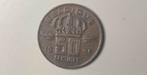 België 50 centimes, Legende in het Frans - 'BELGIQUE' 1996"., Postzegels en Munten, Munten | België, Ophalen, Brons, Losse munt