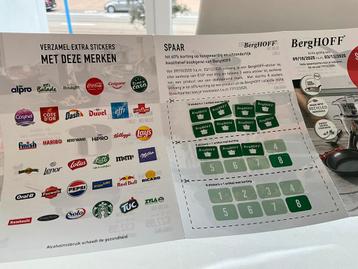 11 spaarzegels spar Spaaractie BergHOFF: tot 60% korting! beschikbaar voor biedingen