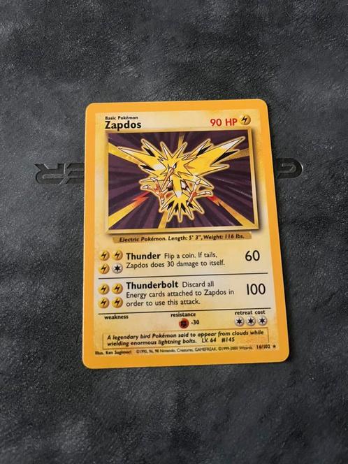 4th print zapdos, Hobby en Vrije tijd, Verzamelkaartspellen | Pokémon, Zo goed als nieuw, Ophalen of Verzenden