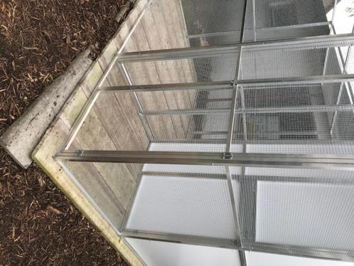 VOLIERE EN VOGELTJES, Dieren en Toebehoren, Vogels | Hokken en Kooien, Gebruikt, Volière, Aluminium, Ophalen