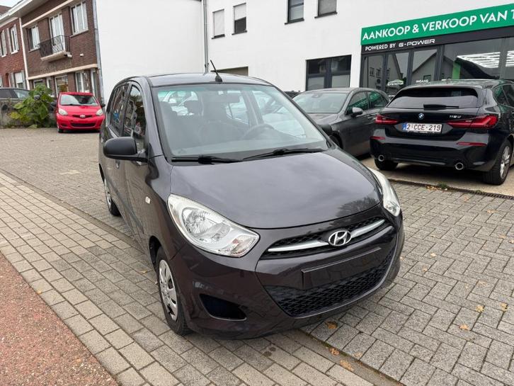 hyundai i10, Auto's, Hyundai, Bedrijf, Te koop, i10, Benzine, Euro 5, 5 deurs, Handgeschakeld, Blauw, Zwart, Stof, Voorwielaandrijving