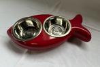 Hing ‘The Fish Bowl’ rood - voederbak, Dieren en Toebehoren, Ophalen of Verzenden, Zo goed als nieuw