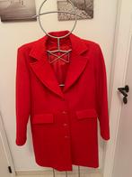 Mooie rode mantel maat 38 met gratis rode sjaal, Maat 38/40 (M), Ophalen of Verzenden, Zo goed als nieuw, Rood