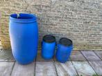plastic tonnen -  vaten, Kunststof, Gebruikt, Ophalen, 75 tot 150 liter