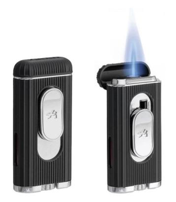 XIKAR SIGAARAANSTEKER HEDRON FLATJETFLAME BLACK-CHROME sas51 beschikbaar voor biedingen