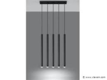 10 x Solo Tube Slim design hanglamp zwart beschikbaar voor biedingen