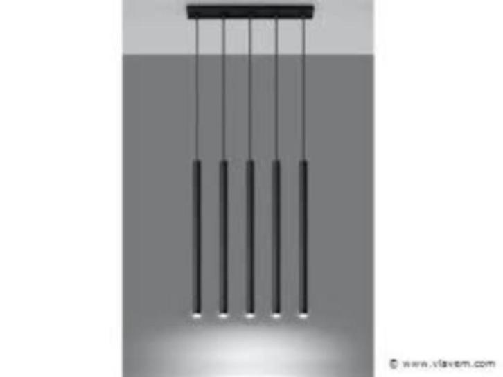 10 x Solo Tube Slim design hanglamp zwart, Huis en Inrichting, Lampen | Hanglampen, Nieuw, 75 cm of meer, Ophalen of Verzenden