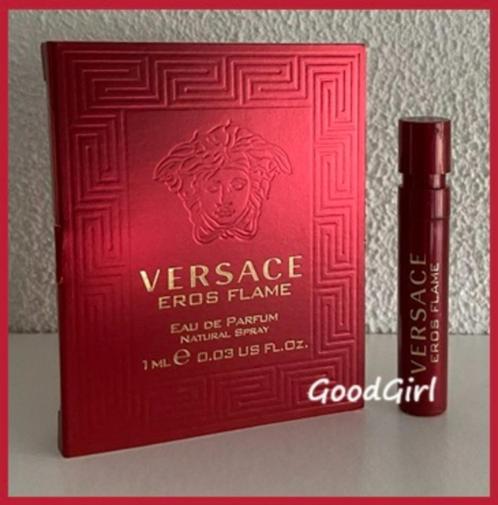 Eros Flame parfum staaltje sample, Handtassen en Accessoires, Uiterlijk | Parfum, Nieuw, Verzenden