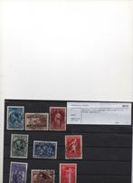 postzegels België 728/736, Postzegels en Munten, Gestempeld, Verzenden, Gestempeld