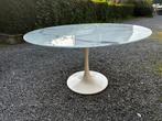 Table ronde en verre, Ophalen, Gebruikt, Glas