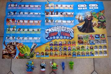 Lot Skylanders Trap Team : Affiche + 3 Trap Team + 2 pièges, Enlèvement ou Envoi, Utilisé