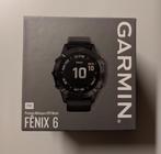 Garmin Fenix 6 Pro (47 mm), Handtassen en Accessoires, Sporthorloges, GARMIN, Conditie, Zwart, Ophalen of Verzenden