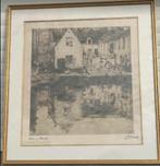 gravure signe jules de bruycker, Antiek en Kunst, Ophalen of Verzenden
