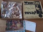 3 oude puzzels met speciale moeilijke stukjes Weekend Jigsaw, Antiek en Kunst, Ophalen of Verzenden