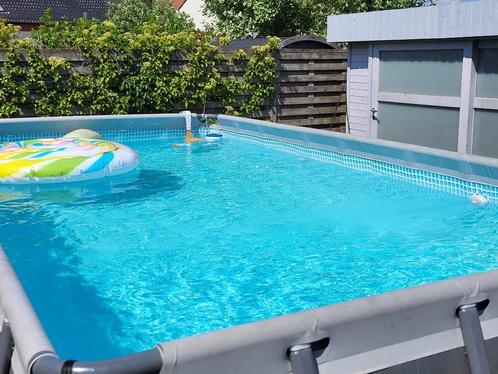 Intex Ultra XTR zwembad met warmtepomp en filterset, Tuin en Terras, Zwembaden, Zo goed als nieuw, Opzetzwembad, Ophalen