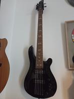 BasGitaar Harley Benton B-550 Black Progressive Series, Muziek en Instrumenten, Snaarinstrumenten | Gitaren | Bas, Ophalen, Zo goed als nieuw