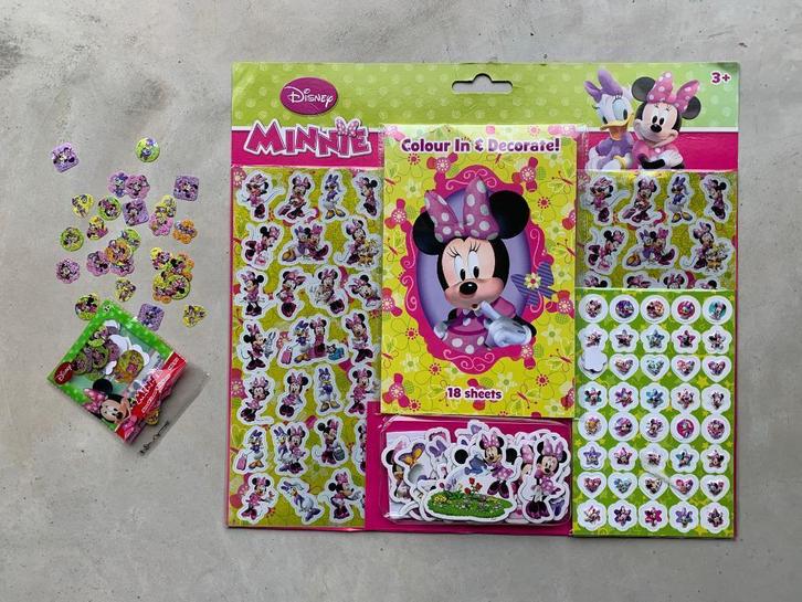 Stickertjes Minnie - Disney, Hobby en Vrije tijd, Stickers en Plaatjes, Nieuw, Meerdere stickers, Ophalen of Verzenden