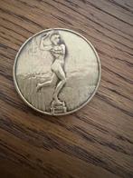 Medaille Antwerp 10 Miles 1991 (91), Ophalen of Verzenden, Brons