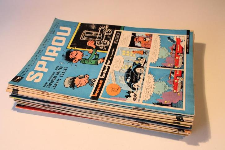 Spirou stripblad 23 exemplaren uit 1961, Verzamelen, Tijdschriften, Kranten en Knipsels, Tijdschrift, 1960 tot 1980, Ophalen of Verzenden