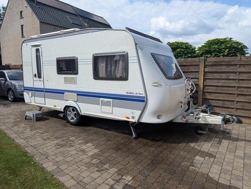 Hobby De Luxe 440 SF 2008 caravan, Caravans en Kamperen, Caravans, Particulier, tot en met 4, 1000 - 1250 kg, Treinzit, Hobby