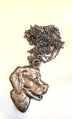 2 colliers avec pendentif chien, Bijoux, Sacs & Beauté, Colliers, Comme neuf, Enlèvement ou Envoi