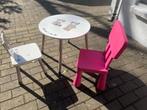 kindertafel en stoel, Ophalen, Zo goed als nieuw, Tafel(s) en Stoel(en)