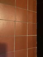 Bordeaux vloertegels type Winkelmans, Doe-het-zelf en Bouw, Tegels, Ophalen, Gebruikt, Keramiek, Minder dan 20 cm