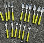 Bestek : groen met witte stippen, Ophalen of Verzenden, Zo goed als nieuw