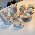 Theeservies vintage porselein gratis verzending, Antiek en Kunst, Antiek | Servies compleet, Ophalen of Verzenden