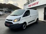 Ford Transit Custom LONG CHASSIS UTILITAIRE 2000 L DIESEL EU, Auto's, Wit, Parkeersensor, Bedrijf, 5 deurs