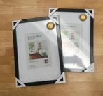 2 Cadres bois noirs 21x30cm pour photos 13x18cm, Ophalen, Hout