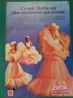 Mattel - publicité Barbie - 1985, Collections, Marques & Objets publicitaires, Autres types, Utilisé, Enlèvement ou Envoi