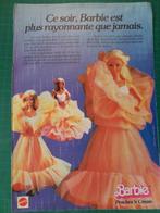 Mattel - publicité Barbie - 1985, Ophalen of Verzenden, Gebruikt, Overige typen