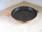 Le Creuset grote koekenpan (gietijzeren braadpan), Ophalen of Verzenden, Gietijzer
