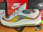 Nike Air Max 98 'Vast Grey/Team Orange' EU45 2019, Kleding | Heren, Schoenen, Wit, Nike, Ophalen of Verzenden, Sneakers