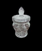 kristallen mosterdpot., Antiquités & Art, Antiquités | Verre & Cristal, Enlèvement ou Envoi