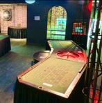 Oude professionele roulette groot formaat in hout en messing, Hobby en Vrije tijd, Kaarten | Zelfgemaakt, Ophalen