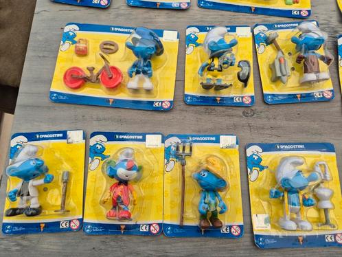 Diverse smurfenfiguren, nieuwe Peyo-huizen, Verzamelen, Smurfen, Zo goed als nieuw, Ophalen of Verzenden