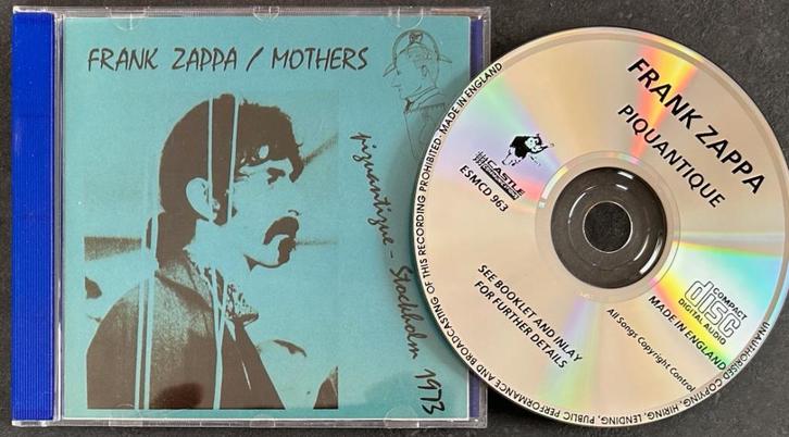 FRANK ZAPPA - Piquantique (Stockholm 1973) ( CD ), Cd's en Dvd's, Cd's | Rock, Zo goed als nieuw, Poprock, Verzenden