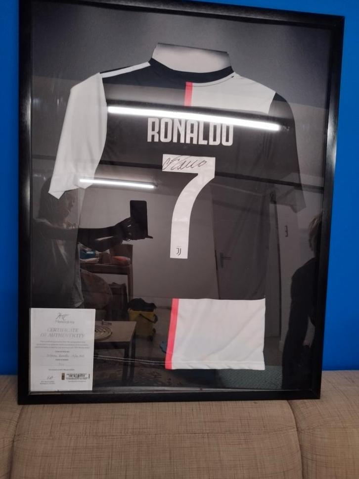 Gesigneerd voetbalshirt Cristiano Ronaldo Juventus, Sport en Fitness, Voetbal, Ophalen