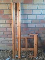 Houten eenpersoonsbed 97x206 cm - prima staat, Ophalen, Gebruikt, Eenpersoons, Hout